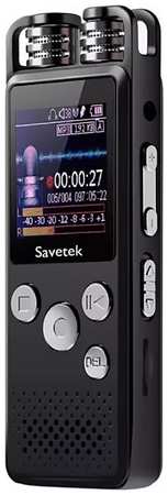 Цифровой диктофон Savetek GS-R07 16GB 16 Гб серый 965044488972824