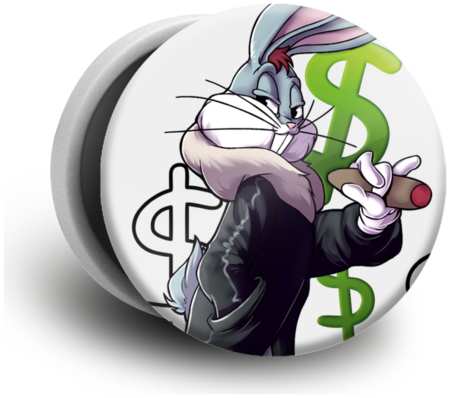 Case Place Попсокет с рисунком ″Rich Bugs Bunny″ POP01-110-6