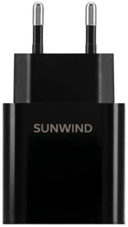 Сетевое зар./устр. SunWind SWWA2 20W 3A (PD) USB-C черный (SWWA2H0100BK) 965844410070747