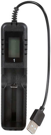 Зарядное устройство для 18650 1 АКБ с дисплеем USB 965844411375506