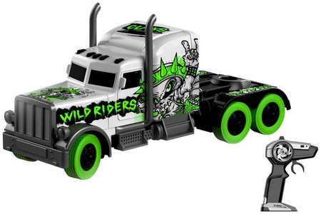 CRAZON Радиоуправляемый грузовик - тягач WILD RIDERS (2WD, акб, 1:16) - GM1930-GREEN 965844412041898