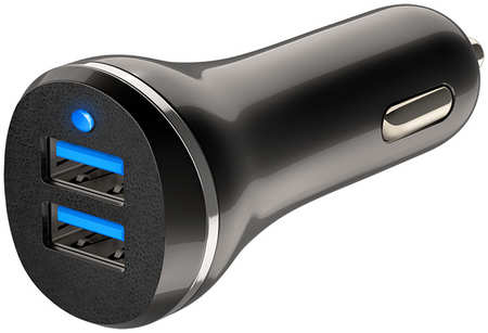 Автомобильное зарядное устройство Gal UC-2247 2 USB 2.4А черное
