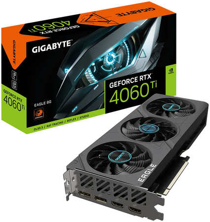 Видеокарта Gigabyte GeForce RTX 4060 Ti EAGLE 8G (GV-N406TEAGLE-8GD) 965844412797472