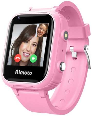 Детские смарт-часы Aimoto Pro 4G, 1.4″, GPS, sim, камера, звонки, геозоны, IP67,SOS