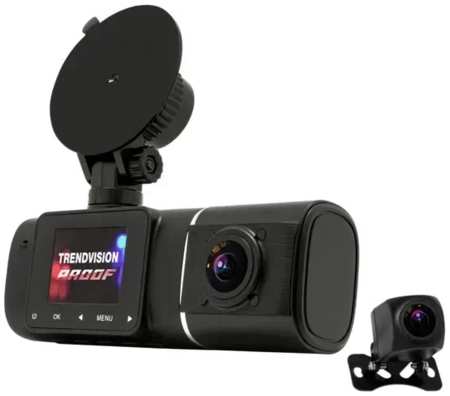 Видеорегистратор с ТРЕМЯ камерами - TrendVision Proof 3CH GPS / Автомобильный видеорегистр 965844414419603