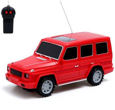 Джип радиоуправляемый КНР ″Гелик″, работает от батареек, красный (592-22) 965844415792224