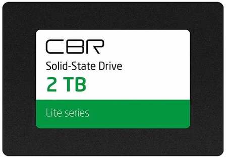 SSD накопитель CBR Lite 2.5″ 2 ТБ (SSD-002TB-2.5-LT22) 965844416152286