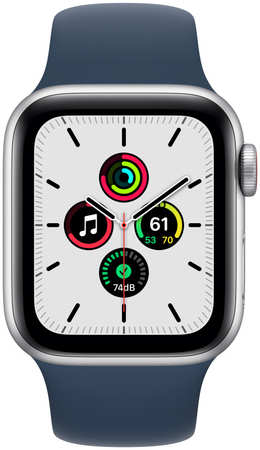 Смарт-часы Apple Watch SE 40 мм, silver aluminum case, abyss blue sport band 965844416245369