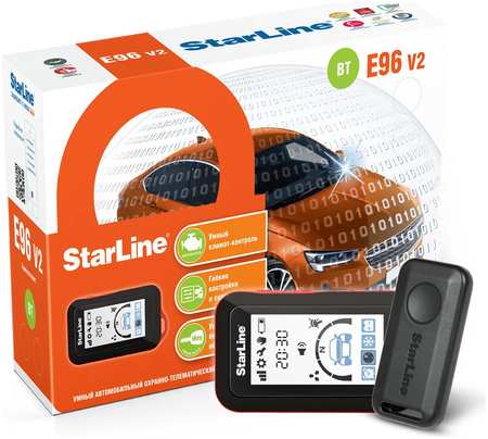 Автосигнализация StarLine E96 v2 BT 2CAN+4LIN 2SIM GSM-GPS