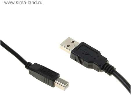 Аксессуар Luazon USB A - USB B 1.5m Black 1612752 965844418093172