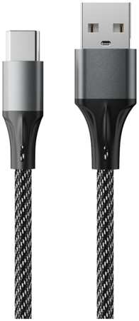 Аксессуар AccesStyle USB - Type-C 1m Black-Grey AC30-F100M 965844418093258