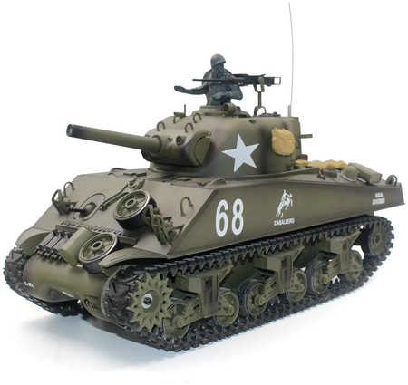Радиоуправляемый танк Heng Long M4A3 Sherman V7.0 масштаб 1:16 RTR 2.4GHz - 3898-1 V7.0 965844418618710