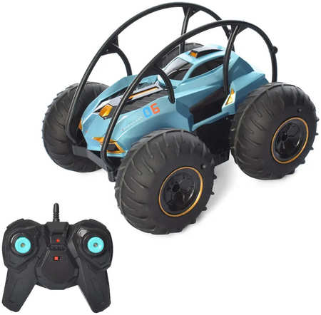 MKB Радиоуправляемая синяя амфибия влагозащита, надувные колеса, 4WD - WD01-1-BLUE 965844418618790