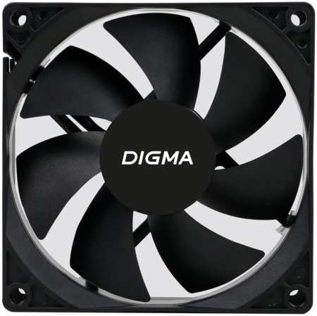 Вентилятор Digma DFAN-90 3-pin, 4-pin, Molex21dB, 95gr, Bulk 965844418861595