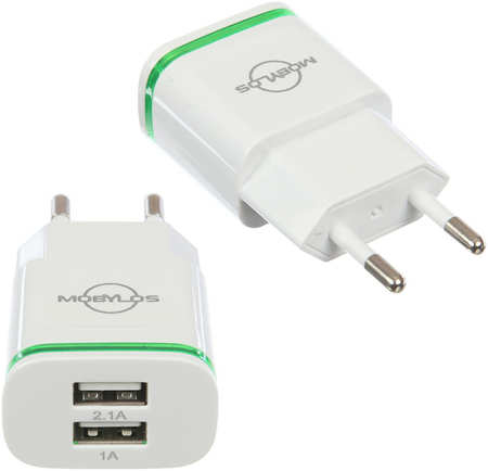 Сетевое зарядное устройство Mobylos 2 USB 965844419702703