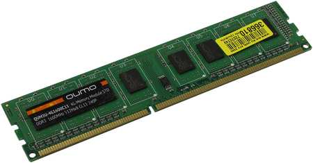 Оперативная память QUMO (QUM3U-4G1600C11L), DDR3L 1x4Gb, 1600MHz 965844420076293
