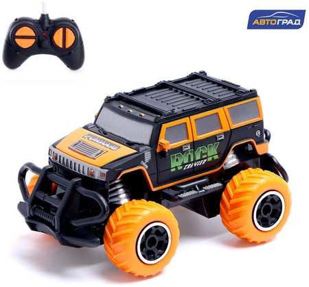 Автоград Джип радиоуправляемый «Граффити», работает от батареек, цвет оранжевый Радиоуправляемая игрушка 965844420846437