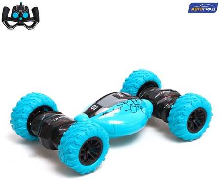 Автоград Перевёртыш радиоуправляемый CLIMBER, 1:16, 4WD, работает от аккумулятора, цвет синий Радиоуправляемая игрушка 965844420846760