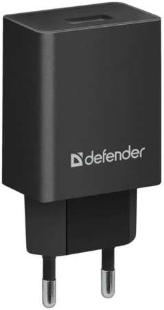 Сетевое зарядное устройство Defender EPA-10, 1 USB, 2.1 А, чёрное 965844421335218