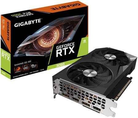Видеокарта Gigabyte NVIDIA GeForce RTX3060 GAMING OC 8GB [GV-N3060GAMING OC-8GD] GeForce RTX 3060 Gaming OC 965844421633136
