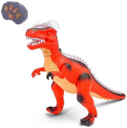 Jia Qi Динозавр радиоуправляемый «T-Rex», световые и звуковые эффекты, работает от батареек 965844421908411