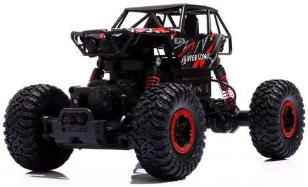Джип радиоуправляемый Monster, 1:16, 4WD, работает от аккумулятора, цвет красный 965844421909855