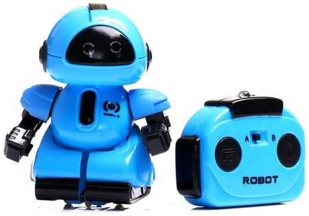 IQ BOT Робот радиоуправляемый Минибот, световые эффекты, синий 965844421964339