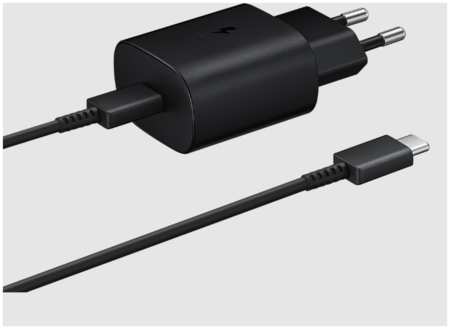 Сетевое зарядное устройство Samsung Super Fast Charger USB Type-C 25W + Cable Type-C 3A 965844422399810