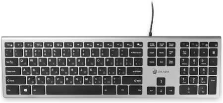 Беспроводная клавиатура OKLICK 890S серый 965844422516827