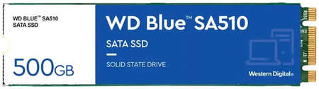 SSD накопитель WD M.2 2280 500 ГБ (WDS500G3B0B)