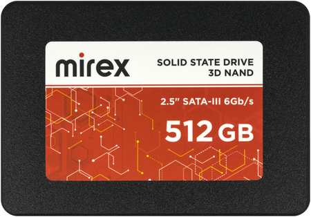 SSD накопитель MIREX TY410AXK 2.5″ 512 ГБ (13640-512GBSAT3)