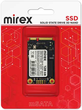 SSD накопитель MIREX TY410AXH mSATA 512 ГБ (13640-512GBmSAT)