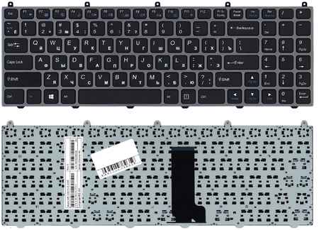 OEM Клавиатура для ноутбука DEXP Atlas H100 H102 H105 H106 H115 черная 965844424132497