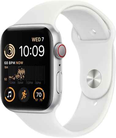 Смарт-часы Apple Watch Series SE Gen 2 44 мм Aluminium Case, silver 965844424444207