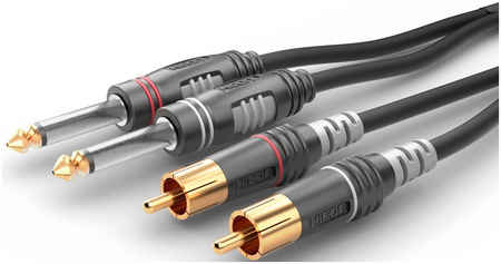 Кабель аудио 2xJack - 2xRCA Sommer Cable HBA-62C2-0150 1.5m 965844424874775