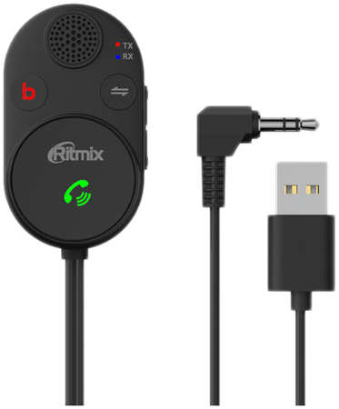 Автомобильный FM-модулятор Ritmix BTR-200 черный BT USB (80002461) 965844425183617