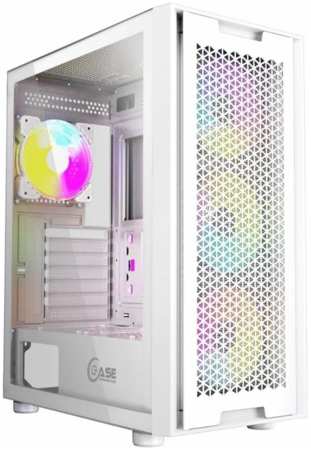 Корпус компьютерный Powercase Alisio X4W White 965844425540958