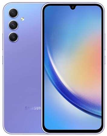 Смартфон Samsung Galaxy A34 8/256GB Violet Galaxy A34 256GB Awesome Violet 965844425552570