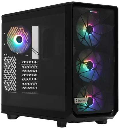 Корпус компьютерный Fractal Design Meshify 2 Lite RGB TG Light (FD-C-MEL2A-05) Black 965844425825180