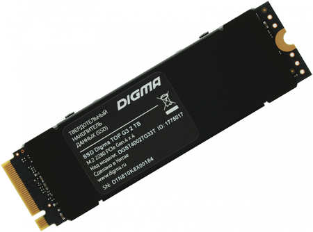 SSD накопитель DIGMA Top G3 M.2 2280 2 ТБ (DGST4002TG33T) 965844426004734