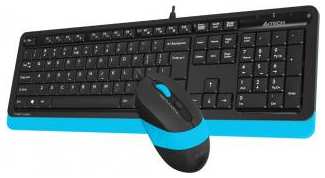 A4Tech Комплект клавиатура и мышь UNDEFINED (F1010 BLUE) 965844426066088