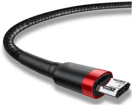 Baseus Кабель Baseus Cafule USB - microUSB red+black 1m 965844426074911
