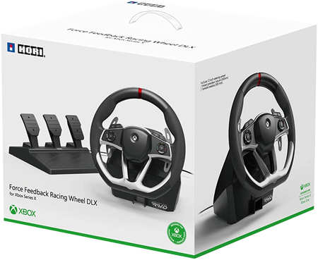 Руль Hori Force Feedback Racing Wheel DLX для Xbox One, Xbox Series S, Xbox Series X Black 965844426102930