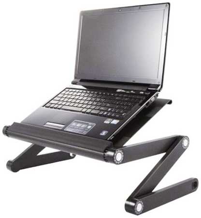 Охлаждающая подставка для ноутбука Orient FTNB-10 до 17 дюймов стол-трансформер - чёрный 965844426154272