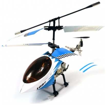 Радиоуправляемый вертолет Gyro JiaYuan Whirly Bird Gyro JiaYuan 1687A-2-Blue 965844426355715