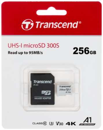 Карта памяти Transcend SDXC 256Гб (TS256GSDC300S) 965844426361297