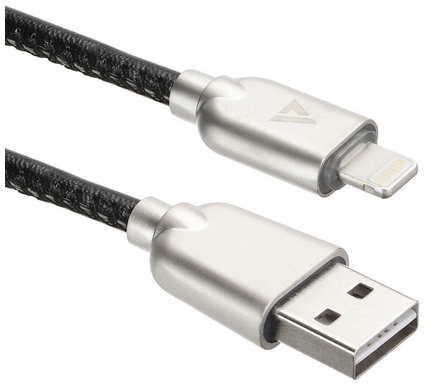Кабели USB ACD-Allure Lightning USB-A, черный 965844426385365
