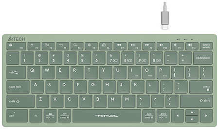 Беспроводная клавиатура A4Tech Fstyler FBX51C Green 965844426529775