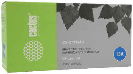 Тонер для лазерного принтера CACTUS (CS-C7115AS) черный, совместимый 965844426542172