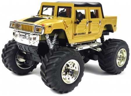 Машинка Hummer на пульте управления Hummer 2.4G, 1:43, Great Wall Toys 2115-Yellow 965844426970638